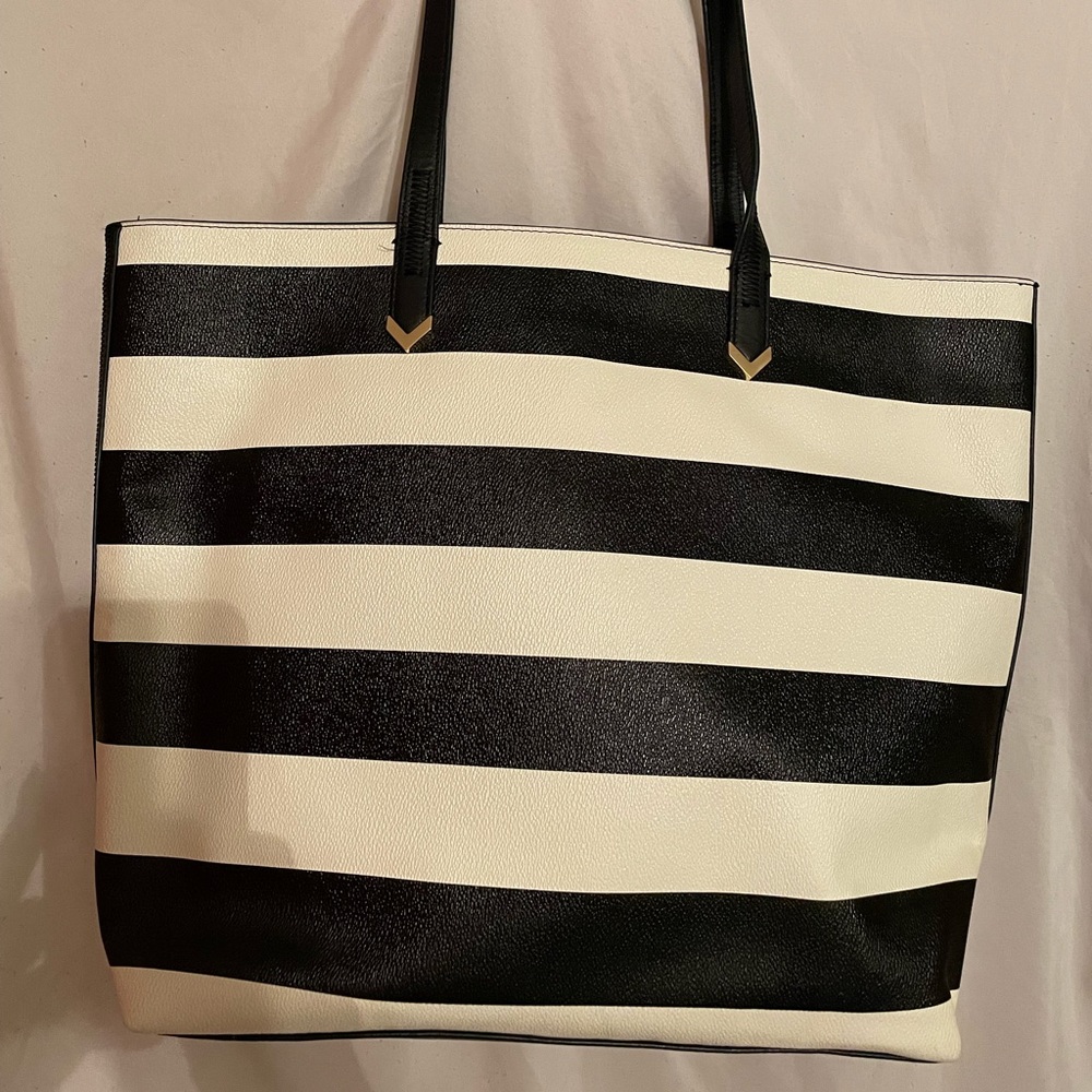 Stella & Dot Striped Tote Bag